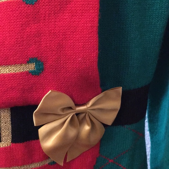 Ugly Christmas Sweater Dress - Picture 3 of 9